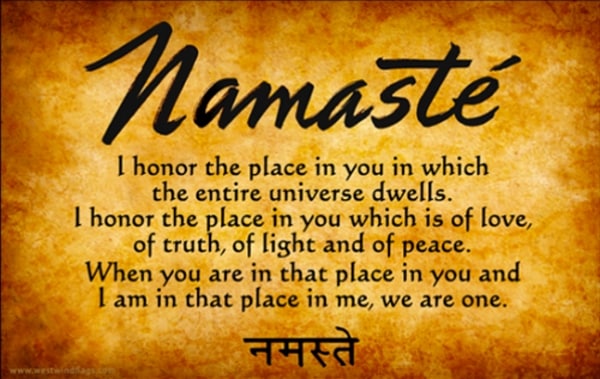 energy positive symbols meaning of Many Meaning Namaste: The One Translations, Universal