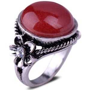 Red Jade Ring