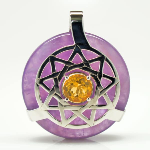 Amethyst w/Citrine (Front View)