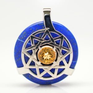 Lapis Lazuli w/Citrine (Front View)