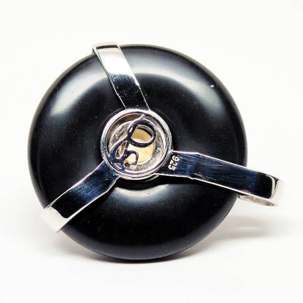 Obsidian w/Citrine