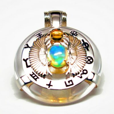 Clear Quartz Scarab